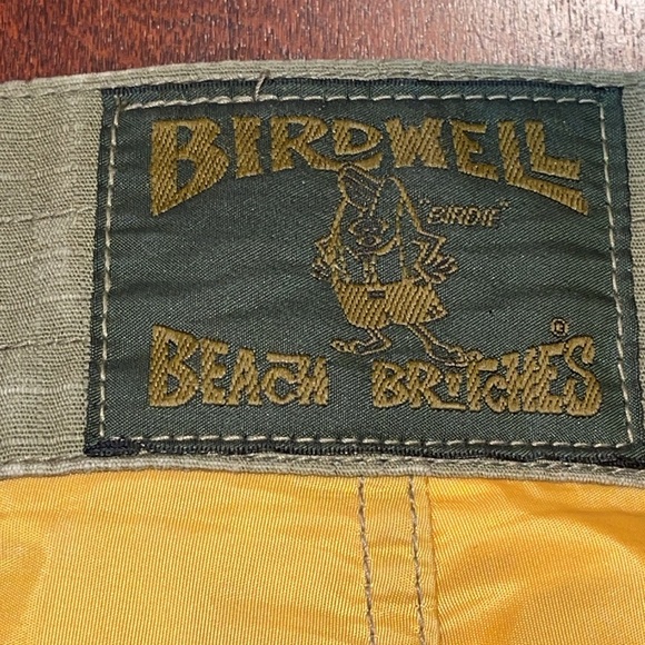 27034 Birdwell Beach Britches 311 ALOHA board shorts gold California USA swim - Picture 5 of 16